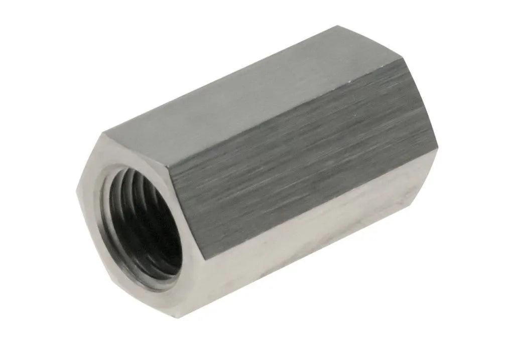Raceworks 3/8In-24 Inverted Flare Union Stainless Steel RWF-371-SS