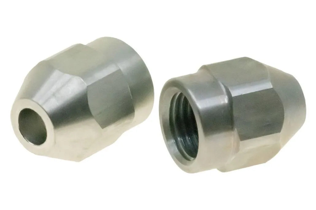 Raceworks An-3 Tube Nuts With Integrated Sleeves Stainless Suit 3/16In Hard Line 2Pk RWF-390-03SS