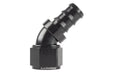 Raceworks Push Lock Hose End An-12 45Deg RWF-402-12BK