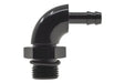 Raceworks An-8 ORB To 3/8In BaRB 90Deg Swivel RWF-415-08-06BK