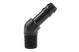 Raceworks Male NPT 1/4In To 3/8In (An-6) BaRB 45Deg RWF-422-04-06BK