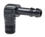 Raceworks Male NPT 1/8In To 3/16In BaRB 90Deg RWF-423-02-03BK