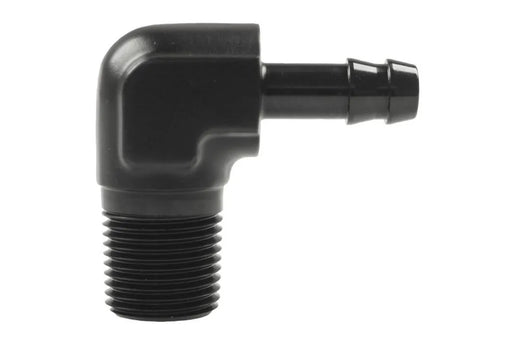 Raceworks Male NPT 3/8In To 5/16In BaRB 90Deg RWF-423-06-05BK