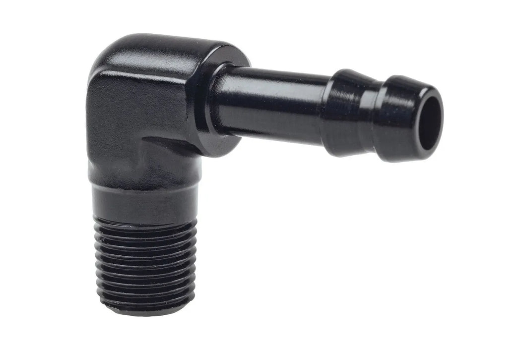 Raceworks Male NPT 1/2In To 5/8In (An-10) BaRB 90Deg RWF-423-08-10BK
