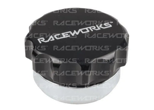 Raceworks Weld On Aluminum Filler With Black Male Cap 1.5In RWF-461-24-ABK