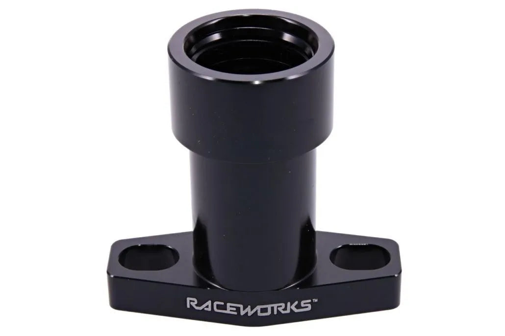 Raceworks TuRBo Drain Adapter An-10 ORB 38-44mm Slotted Med Length RWF-463-04BK
