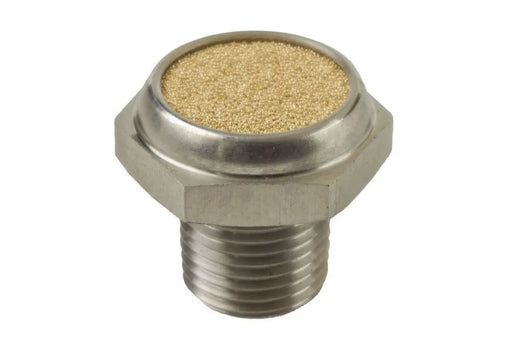 Raceworks 1/8In NPT Ss Diff Breather With Bronze Element RWF-464-02SS