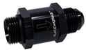Raceworks One Way Valve An-8 Male Flare Outlet - An-8 ORB Inlet RWF-607-08BK