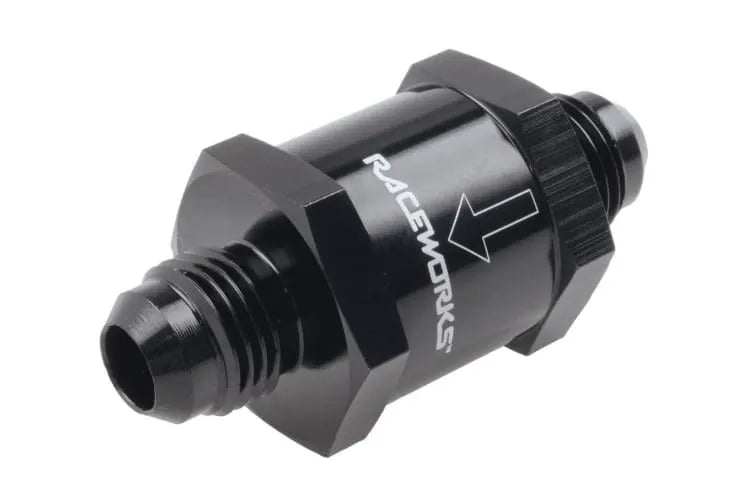 Raceworks One Way Valve An-10 RWF-610-10BK