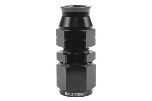 Raceworks Female An-6 To 5/16In Straight Tube Adapter RWF-619-06-05BK