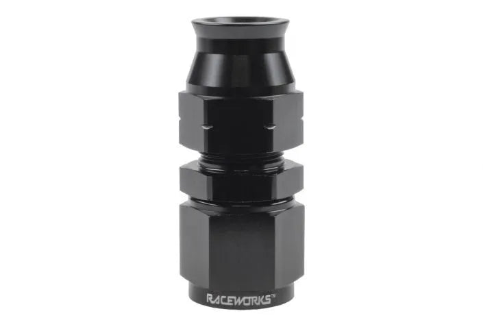 Raceworks Female An-6 To 5/16In Straight Tube Adapter RWF-619-06-05BK