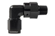 Raceworks An-3 Female Swivel To NPT Swivel 1/8In 90Deg RWF-623-03BK