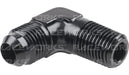Raceworks An-8 Female Swivel To NPT Swivel 3/8In 90Deg RWF-623-08BK
