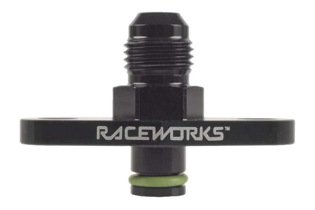 Raceworks Fuel Rail Adapter An-6 Suits  Mitsubishi Evo X, Subaru And Toyota RWF-680-01BK