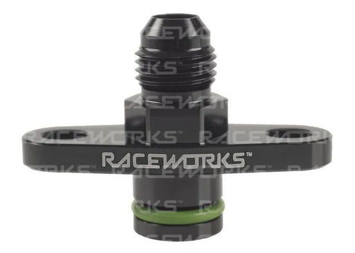 Raceworks Fuel Rail Adapter An-6 Suits  Mitsubishi Evo 8/9 RWF-680-03BK