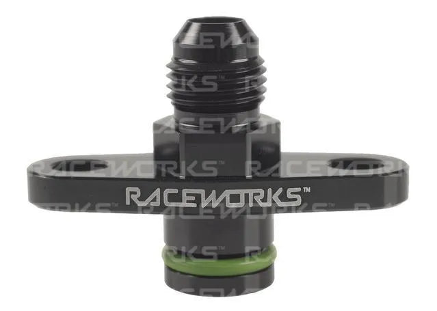 Raceworks Fuel Rail Adapter An-6 Suits  Mitsubishi Evo 8/9 RWF-680-03BK