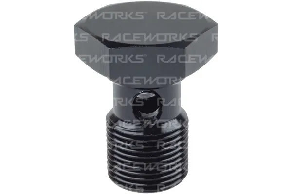 Raceworks Aluminium Banjo Bolt 9/16In X 24 (23mm) RWF-722-06ABK