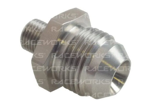 Raceworks Metric Male M10X1.0 To Male Flare An-8 Ss High Flow RWF-729-08SS
