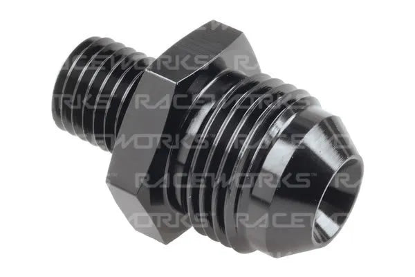 Raceworks Metric Male M14X1.5 To Male Flare An-8 RWF-732-08BK
