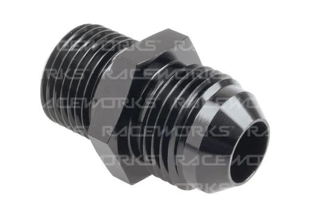 Raceworks Metric Male M22X1.5 To Male Flare An-12 RWF-736-12BK