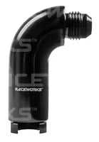 Raceworks An-8 To 3/8In All Billet Female Efi Quick Connect 90Deg RWF-803-08-06BK
