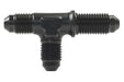 Raceworks An-8 Male Flare Bulkhead Tee On Run RWF-804-08BK