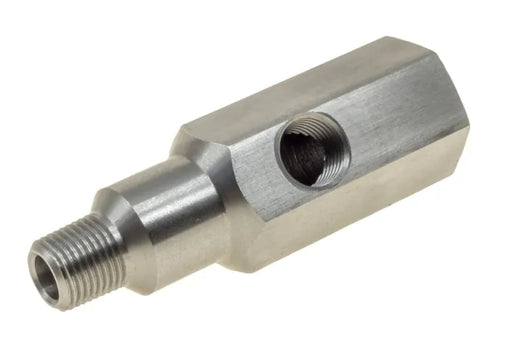 Raceworks Ss Oil Pressure Tee/Gauge Adapter 1/8In Bspt RWF-809-02SS