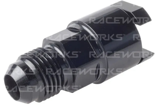 Raceworks An-6 To 3/8In Female Efi Quick Connect 90Deg RWF-812-06-06BK
