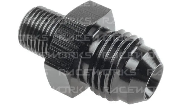 Raceworks Male Flare An-4 To Male Bspp 1/8In RWF-817-04-02BK