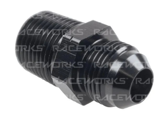 Raceworks Male Flare An-10 To Male Bspt 3/4In RWF-817-10-12TBK