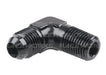 Raceworks An-3 Male Flare To NPT 1/8In 90Deg RWF-822-03BK