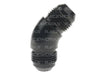 Raceworks Male Flare Union An-3 45Deg RWF-827-03BK