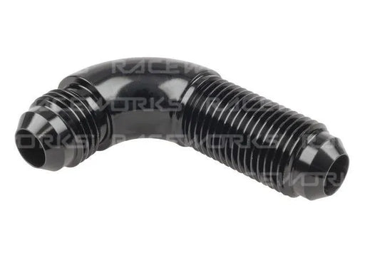 Raceworks Bulkhead Flare An-4 90Deg RWF-833-04BK