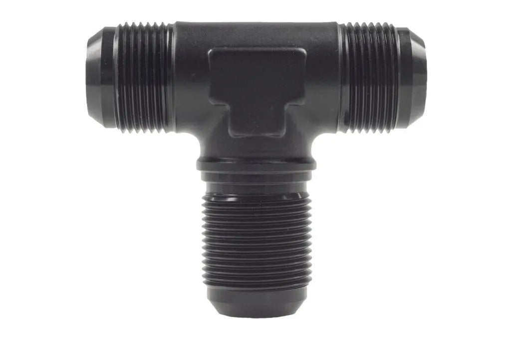 Raceworks An-12 Male Flare Bulkhead Tee RWF-834-12BK