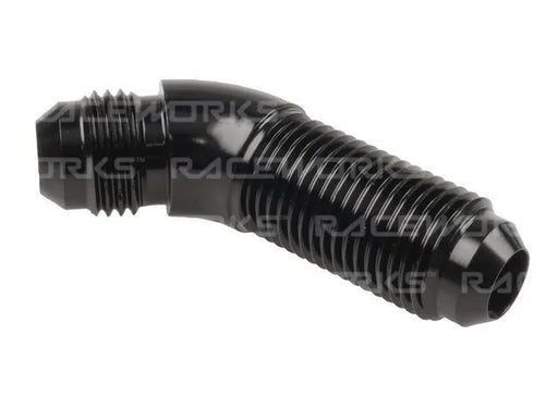 Raceworks Bulkhead Flare An-8 45Deg RWF-837-08BK