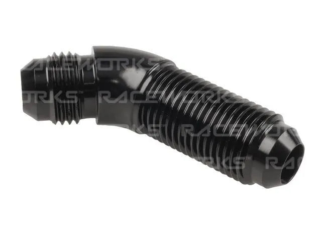 Raceworks Bulkhead Flare An-8 45Deg RWF-837-08BK
