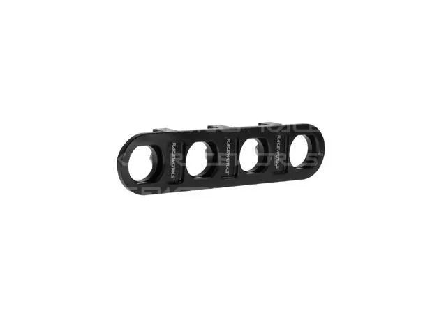 Raceworks 4Way Rectangular Bulkhead Plate RWF-838-04BK