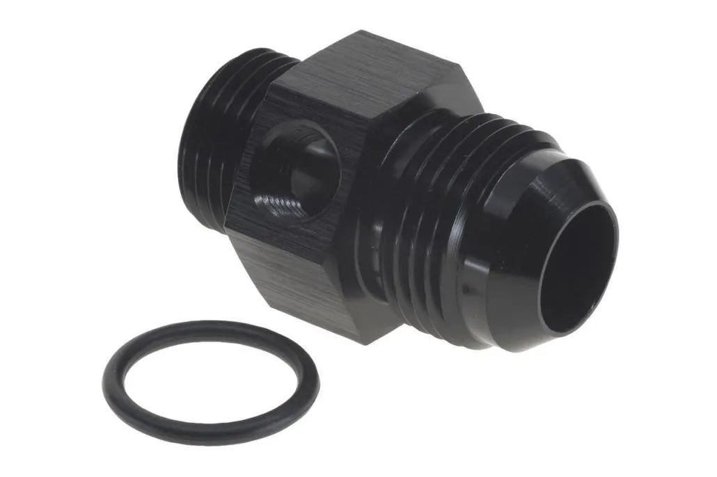 Raceworks An-10 Male Flare To An-8 ORB With 1/8In NPT Port RWF-904-10-08BK