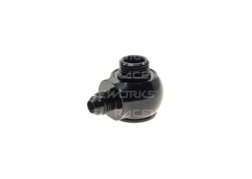 Raceworks Low Profile Banjo Adapter Male Flare An-6 To ORB An10 RWF-909-06-10BK