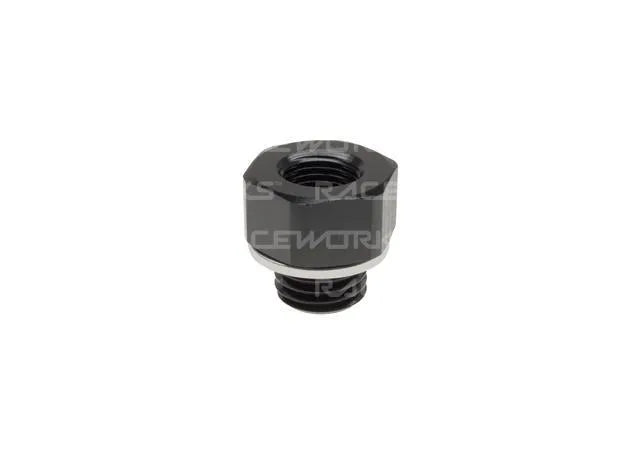 Raceworks M12X1.5 To 1/8In NPT Reducing Bush/Adapter RWF-912-M12-1-02BK
