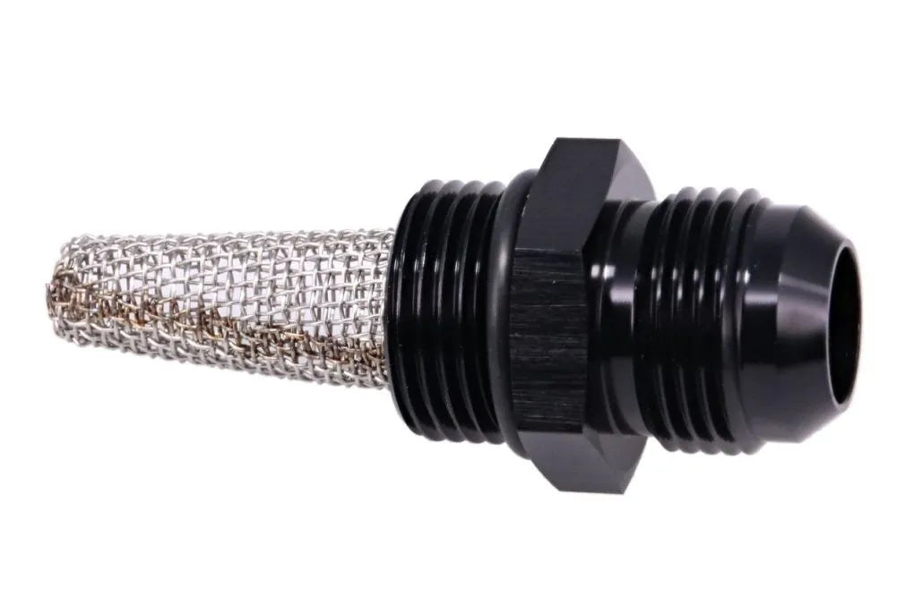 Raceworks Male Flare An-10 To An-10 ORB With Filtered Screen RWF-920-10FSBK