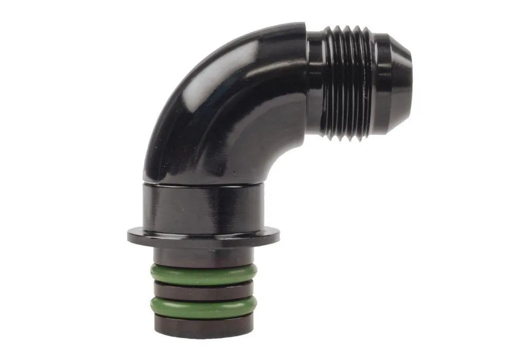 Raceworks Zf Transmission Adapter An-8 90Deg (16.4mm O.D) RWF-922-ZF-08BK