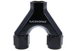Raceworks Y Block 2X Female An-8 Swivels 1X An-8 ORB RWF-939-08-08BK