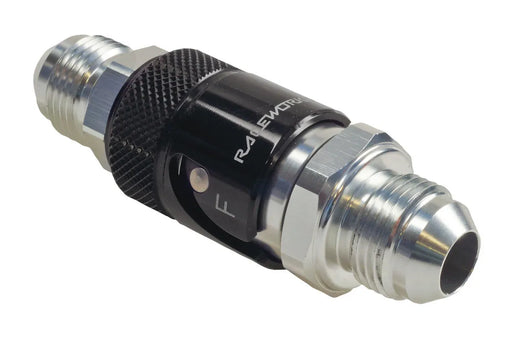 Raceworks Aluminium Quick Release An-6 Fittings An-8 Body RWF-QR101-06VBK