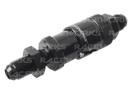 Raceworks Aluminium Quick Release An-6 With Bulkhead RWF-QR103-06VBK