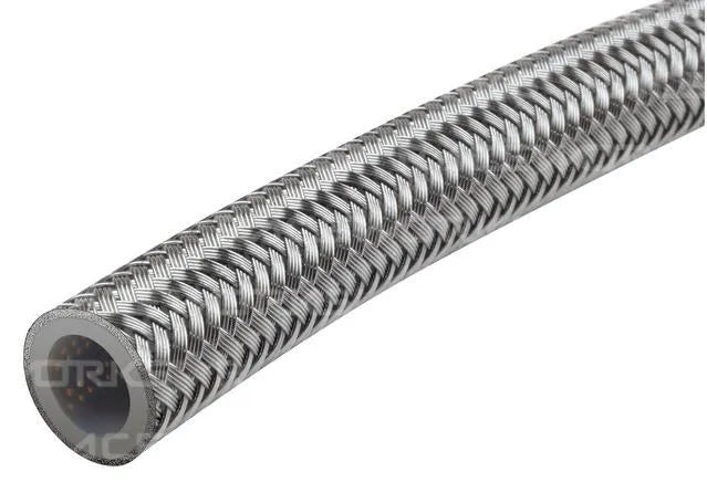 Raceworks Ss Braided Ptfe E85 Hose An-4 30 Metres RWH-200-04-30M