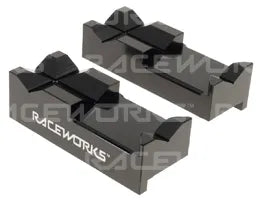 Raceworks Premium Billet Aluminium Vice Jaws (Black) RWT-028BK