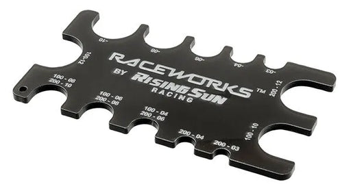 Raceworks Raceworks Braided Hose Gauge (Black) RWT-034BK