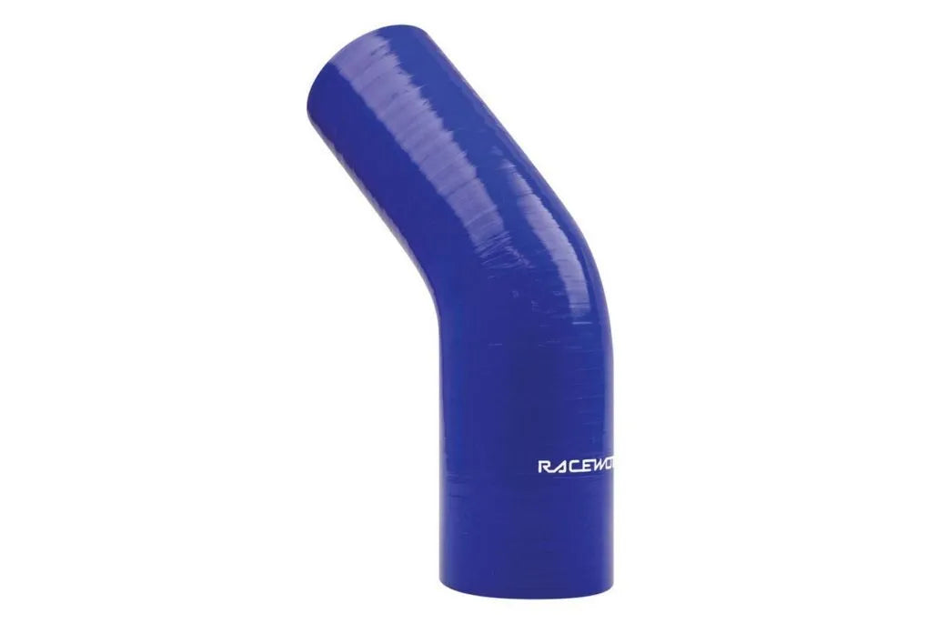Raceworks 45Deg Reducer 1.50-2.00In (38-51mm) Blue SHE-045-150200BE