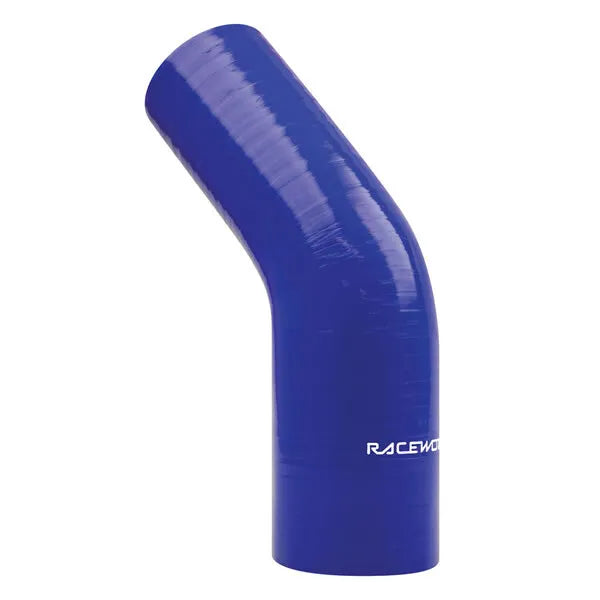Raceworks 45Deg Reducer 2.50-3.00In (63-76mm) Blue SHE-045-250300BE